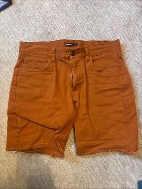 Men's Rust Orange denim Shorts